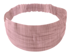 Bandeau fichu Enfant gaze rose