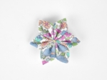 Barrette fleur étoile pastel fleuri