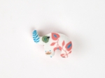 Barrette Eléphanteau douceur des bois