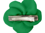 Petite Barrette Pétales de Fleur vert vif