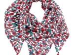 Foulard pompon prairie fleurie