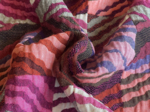Tissu Jacquard zigzag pop