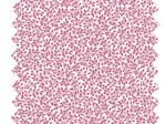 Tissu coton au mètre ex2327 mini feuillage bordeaux blanc