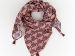 Foulard pompon palmeraie