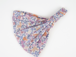 Bandeau fichu Enfant comptine enchantée rose