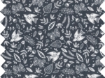 Coupon tissu 1 m papillons de nuit ex1091