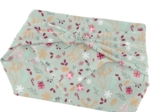 Furoshiki moyen 48 x 48 cm ex2242 cadeaux herbier vert rose