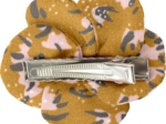 Petite Barrette Pétales de Fleur gypso ocre