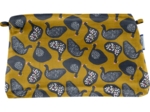 Pochette tissu poule à facette