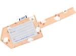 Etiquette bagage mouton rose