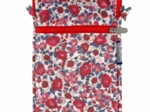 Pochette téléphone matelassée rouge corolle