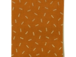 Porte carte paille dorée caramel