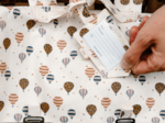 Etiquette bagage montgolfiere