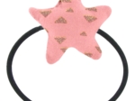 Elastique cheveux étoile triangle or poudré