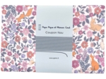 Coupon tissu 1 m comptine enchantée rose