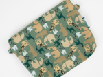 Mini pochette tissu safari kaki