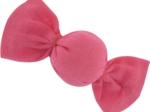 Petite barrette mini bonbon corail