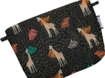 Mini pochette tissu palma girafe