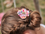 Petite Barrette Pétales de Fleur lianes printanieres