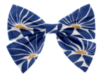 Barrette noeud papillon soleil levant