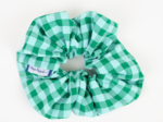 Chouchou vichy vert menthe