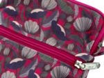 Pochette téléphone matelassée pavot  fuchsia