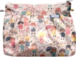 Pochette plissée petites filles pop