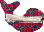 Barrette Baleine badiane framboise