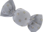 Petite barrette mini bonbon etoile or gris
