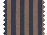 Tissu coton au mètre ex2647 rayé marine marron