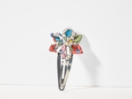 Barrette clic-clac fleur étoile mille et une fleurs