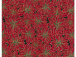 Tissu coton au mètre poinsettia doré ex1106