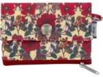 Mini pochette porte-monnaie coquelicot