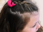 Barrette Baleine fuchsia
