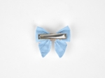 Barrette Mini Noeud Papillon oxford ciel