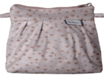 Mini pochette plissée triangle cuivré gris