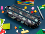 Trousse double compartiment jurassic dino marine