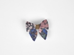 Barrette Mini Noeud Papillon monet lilas