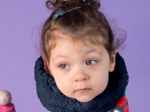 Echarpe tube enfant mandarina