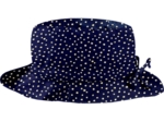 Chapeau Pluie Ajustable Femme T3 etoile or marine 