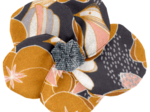 Petite Barrette Pétales de Fleur coton d'or
