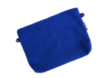 Mini pochette tissu eponge bleu navy