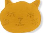 Barrette miaou jaune ocre