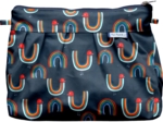 Pochette plissée poules en ciel