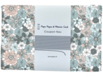 Coupon tissu 1 m ex2603 bleuet rétro nude