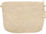 Pochette tissu  lin pailleté