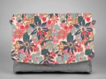 Rabat besace carré grand cerise en fleur