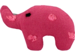 Barrette Eléphanteau plumetis rose fuchsia