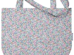 Sac tote bag pliable pastel fleuri
