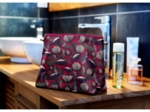 Trousse de toilette pavot  fuchsia
